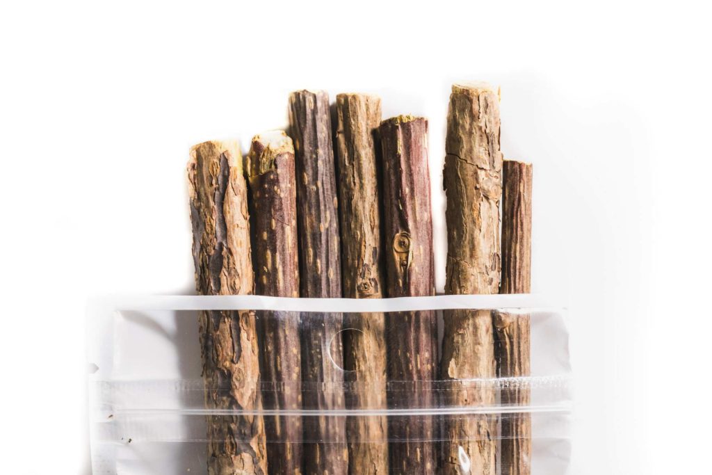 Matatabi sticks in a bag