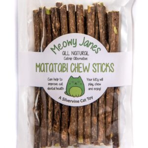 A bag of small diameter matatabi sticks