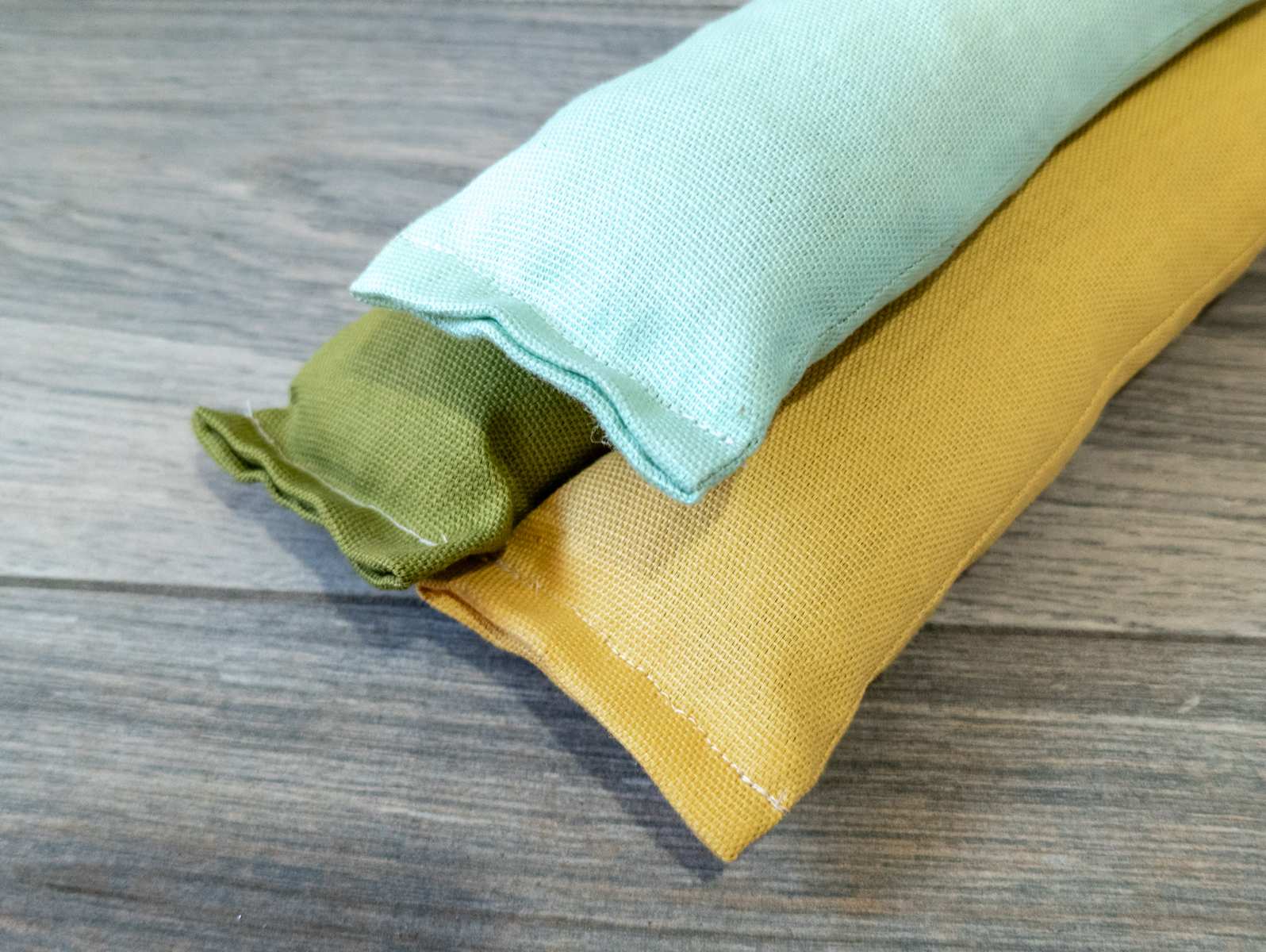 3 small catnip filled kickers in various colors