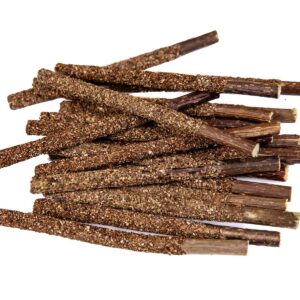 Matatabi chew sticks covered in silvervine powder