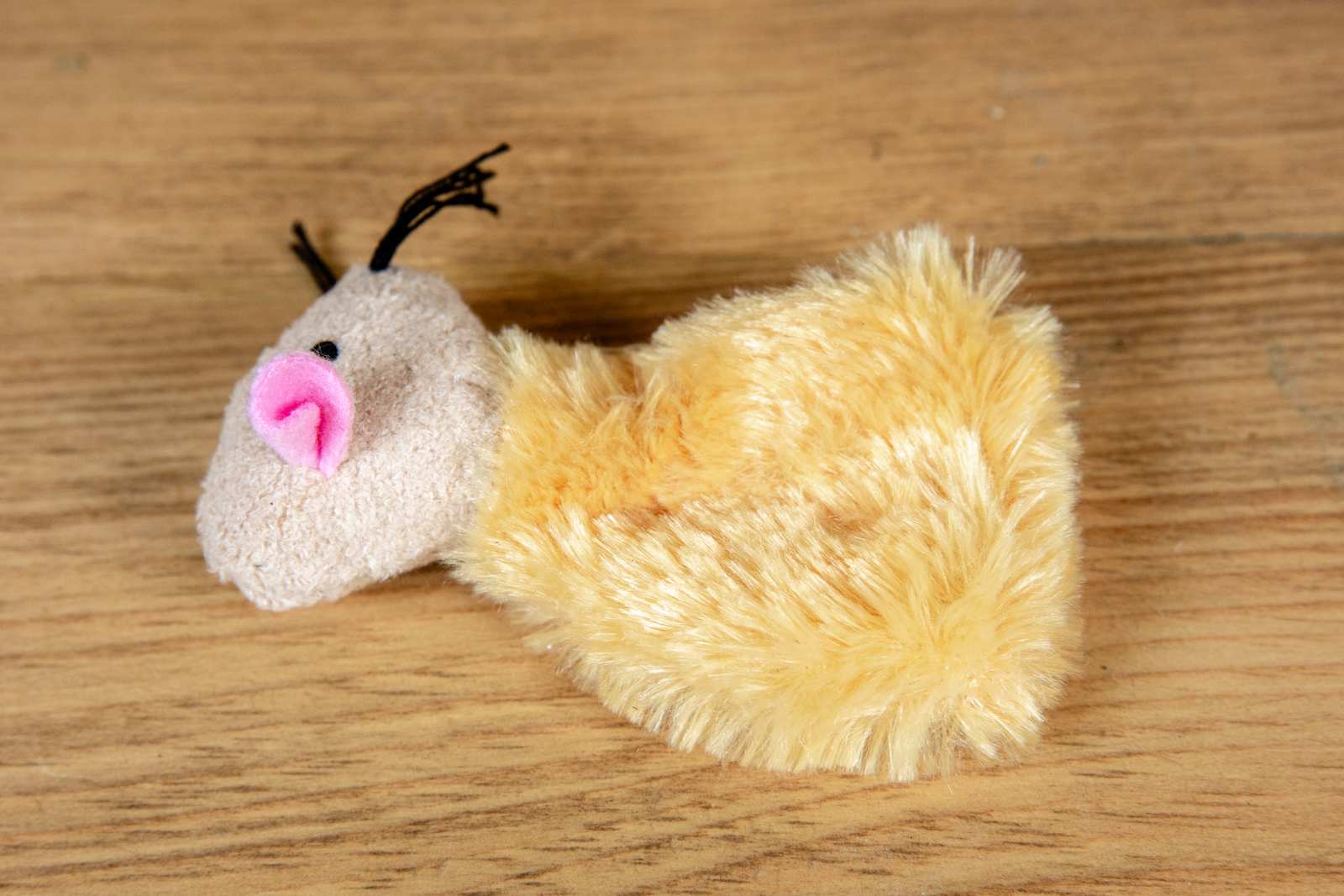 A soft mouse toy for cats