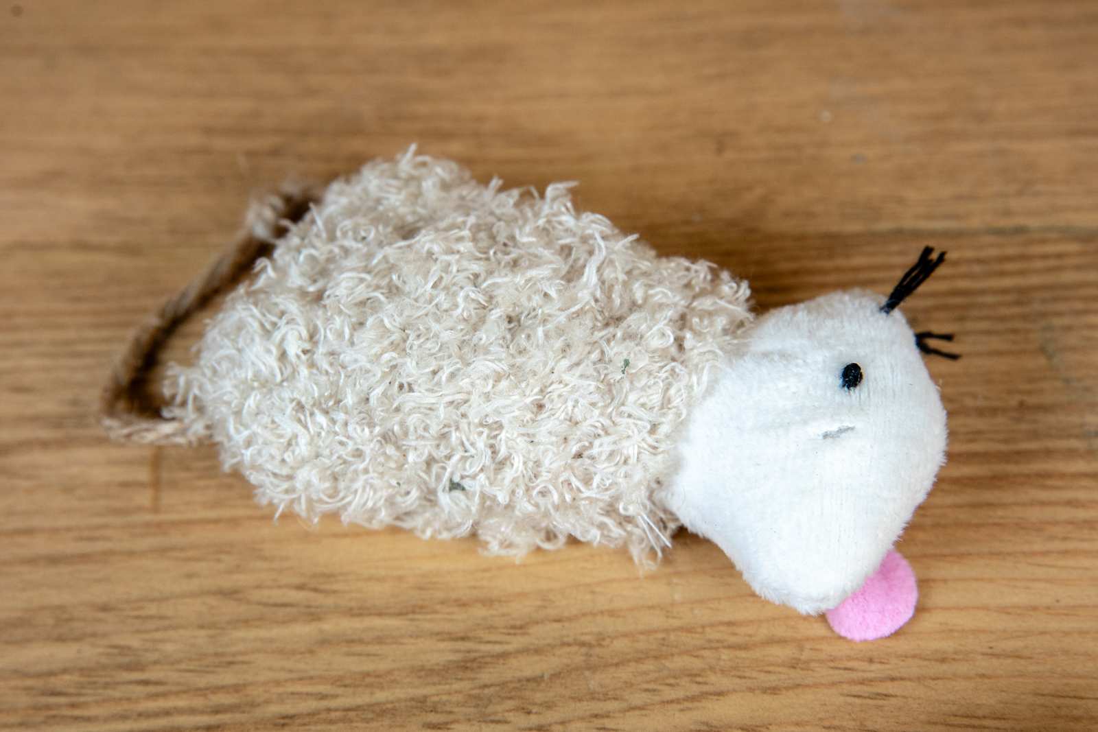A soft mouse toy for cats