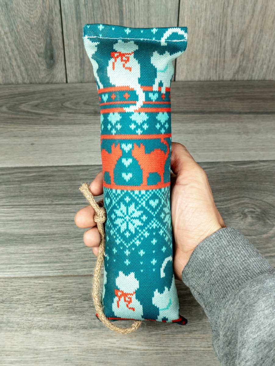 100% Catnip Tough Canvas Kicker- Snowy Deer - Image 4