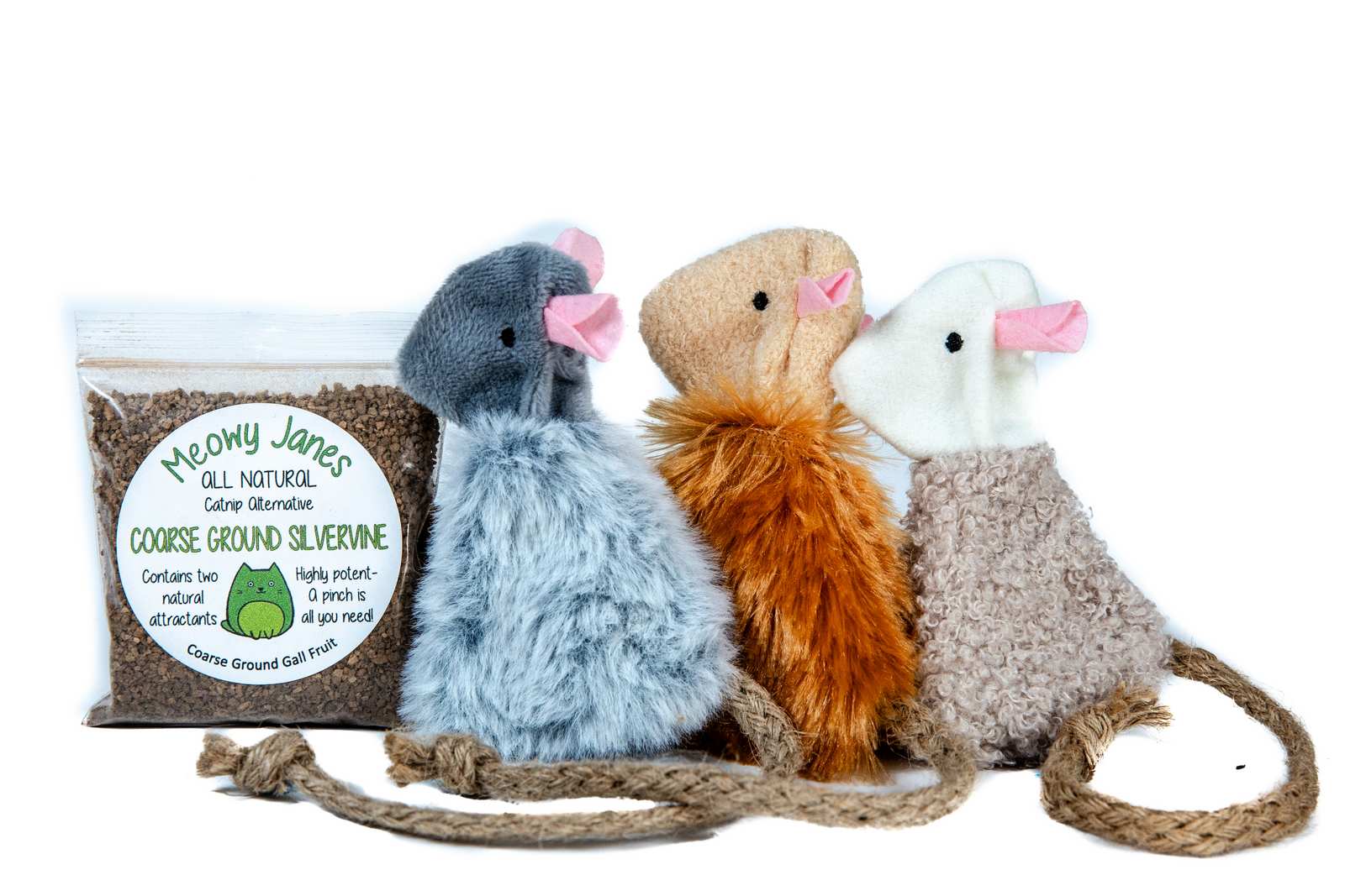 Three Pack - Refillable Fuzzy Mice 2.0 - Image 2