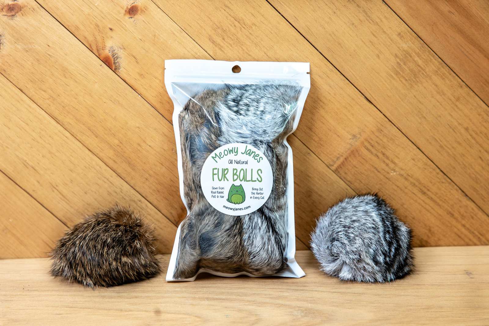 5 Pack Large Real Rabbit Fur Balls