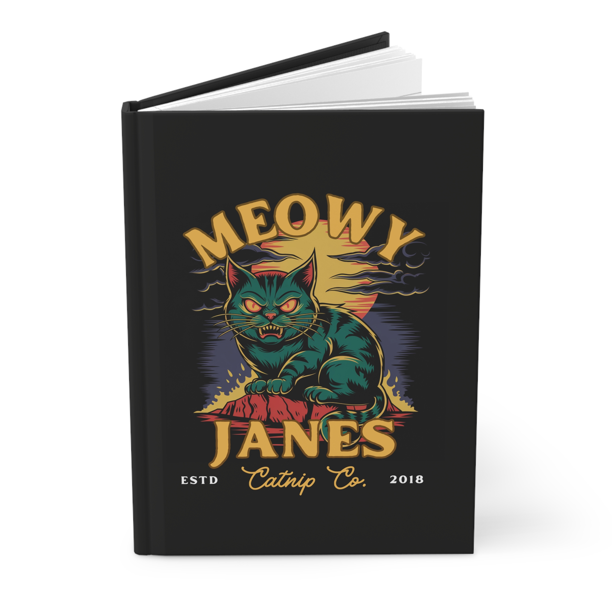 Apocalypse Purr | Heavy Metal Cat Hardcover Journal - Image 3