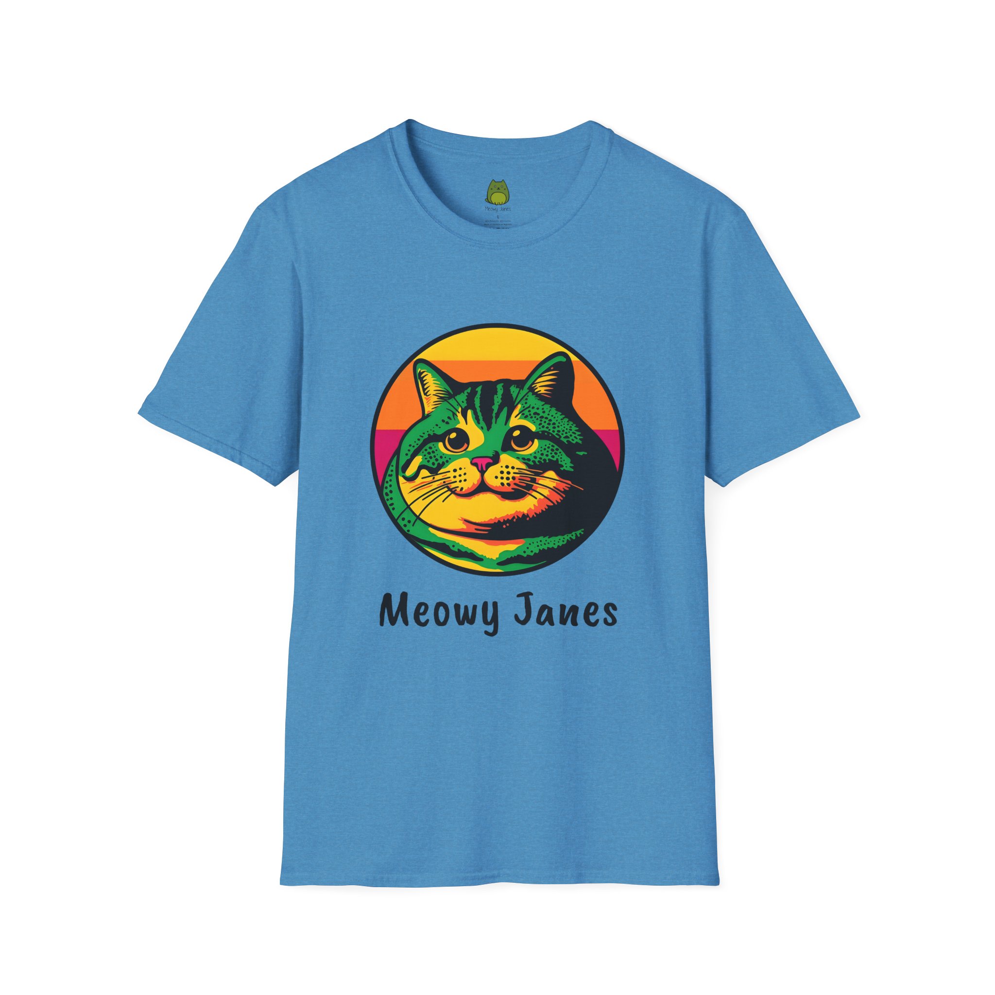 Retro Fat Cat | Meowy Janes Tee