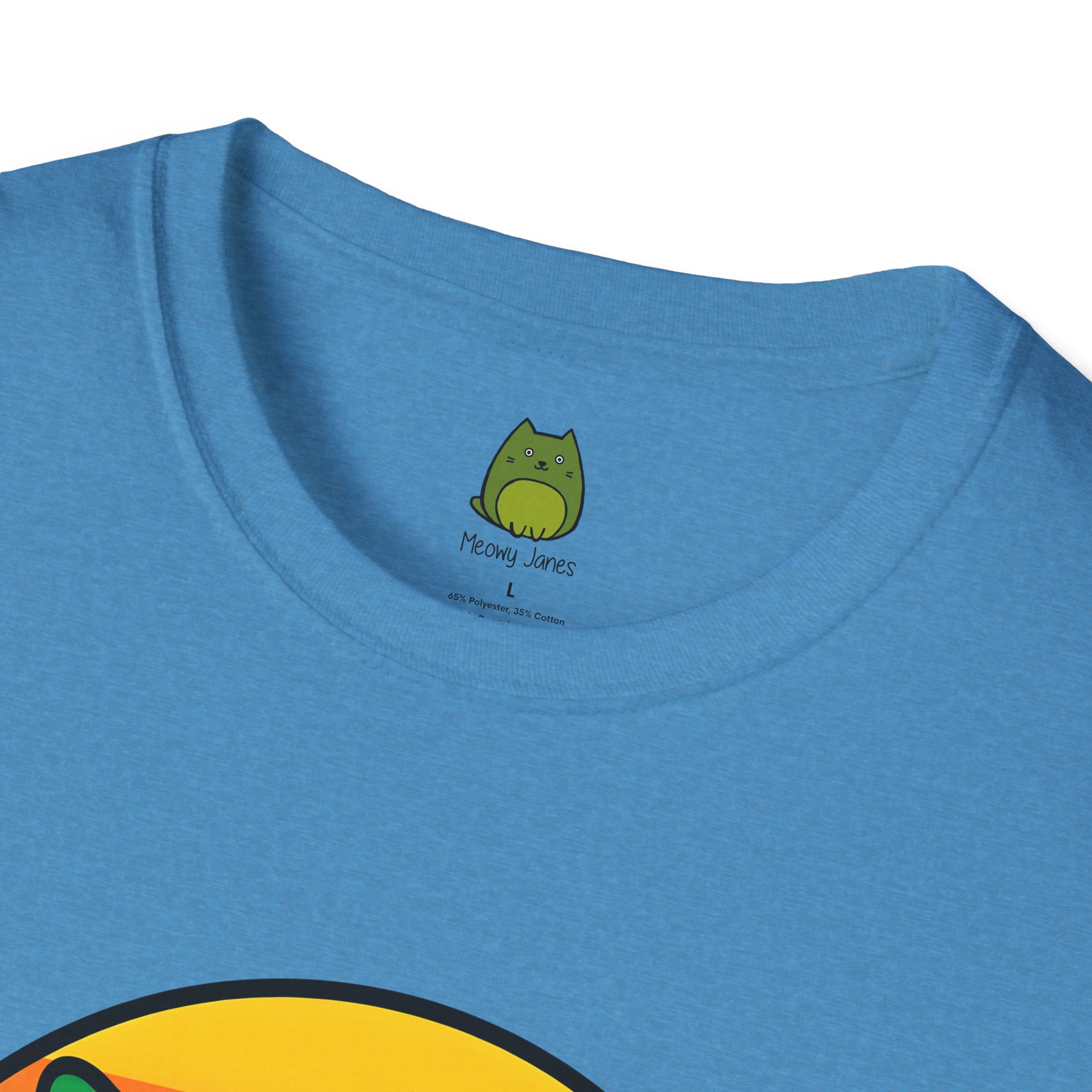 Retro Fat Cat | Meowy Janes Tee - Image 4