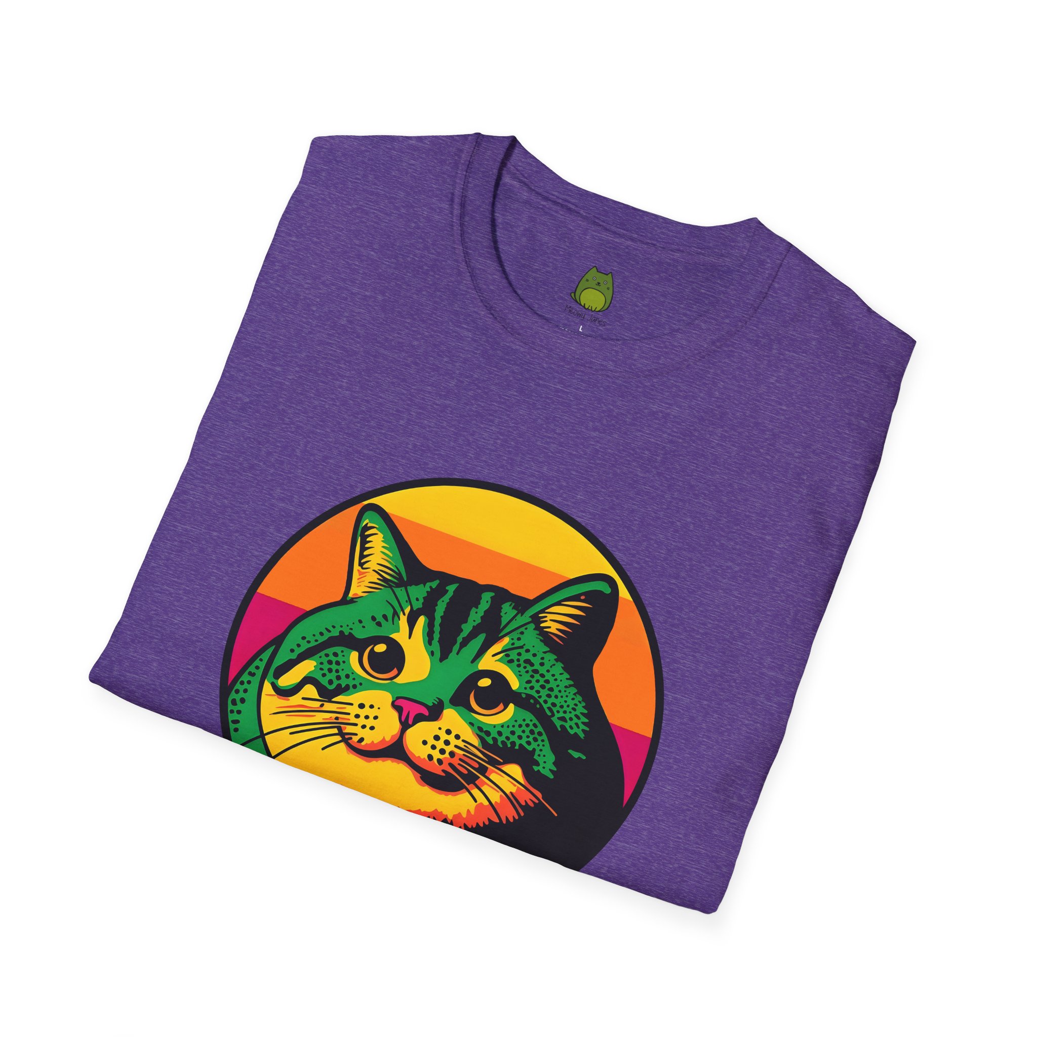 Retro Fat Cat | Meowy Janes Tee - Image 12